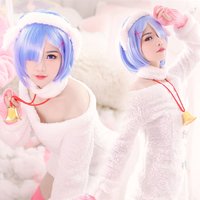 Re:Life In A Different World From Zero Rem Cosplay Kawaii Sheep Dress Anime Halloween Costumes For Women Party Game Performance