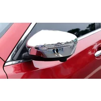 Door Mirror Cover Overlay Trim For Nissan Juke 2014-2016 2017 2018 Mirror Surface Frame Panel Chrome Car Styling Accessories