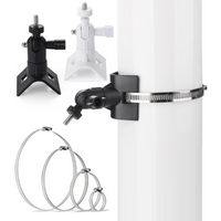 Camera Mount Pipe Mounting Bracket Adjustable Camera Mount Pole Mount 360° Rotation for Ring Stick Up Cam/Ring Spotlight Cam