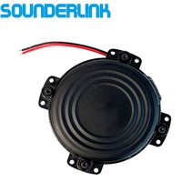 1 PC Sounderlink Puck Tactile Transducer Mini Bass Shaker 4 Ohm Music Shaker Bass Vibration Speaker Black