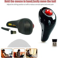 CHYI 2.4G Wireless Trackball Mouse USB Air Laser Mouse Ergonomic Handheld Optical Mause For Laptop PC Computer Right Left Hand