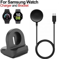 Strong Magnetic Watch Wireless Charger USB Fast Charging Cable For Samsung Galaxy 3 4 Active 2 1 Portable Charging Dock Bracket