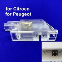 for Peugeot 208 301 308 RCZ for Citroen C2 C3 C4 C5 C6 C8 Car Rear View Camera Bracket License Plate Light Housing