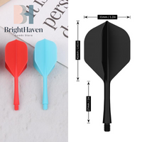 5/10Pcs Standard Shape Integrated Dart Flights And Shafts 2BA Screw In-one Dart Flight Integrated Dart Shaft And Flights BH