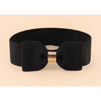 Women Stretch Belt Butterfly Buckle Dress Belt Stretch Belt