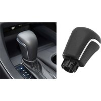 Car Leather Gear Shift Konb for Toyota Corolla Levin Camry XV70 V70 Avalon 2018 2019 2020 Gear Shifter Head Ball Black