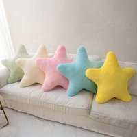 40CM Cute Butter Cheese Throw Pillow Plush Toy Dormitory Sleep Sofa Chair Cushion Pentagon Star Shape Child Birthday Gift