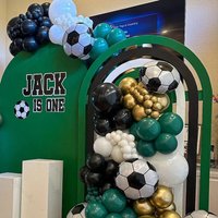 113pcs/Set Football Balloon Arch Garland Kit Boys Birthday Party Decoration Soccer Sports Theme Decor Baby Shower Supplies Favor
