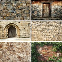 Medieval Castle Stone Wall Backdrop Brick Wall Ancient Jerusalem Photography Background Birthday Party Wedding Decor Supplies