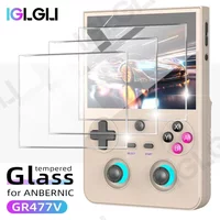 9H Tempered Glass for ANBERNIC RG477V Screen Protector, HD Clear Anti-Scratch Protective Film RG477V Console Accessories