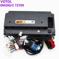 Contrôleur intelligent programmable pour moto électrique VOTOL EM200/2, communication CAN 72700, 300A, 6 kilowatts, moteur QS à roues à rayons.