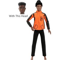 Newest Handsome Male Skier 11.5 Inch Ken Doll With Ski Wear Hat Clothing Doll Accessories 30cm Best Birthday Present For Girls
