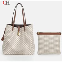 CHCH Women's Tote Bag Summer New Large Leisure Personalized Bag Retro Capacity Mother and Child Wallet
