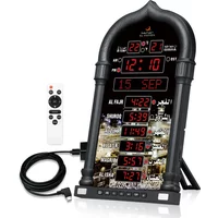 4008 Mosque Clock Wall Ramadan Islamic LED Azan Clock Quran Bluetooth Muslim Desk Athan Wall Azan Clock