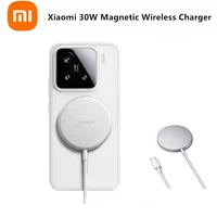 Xiaomi Mi 30W Magnetic Wireless Charger Fast Charging For Xiaomi 15 Series Qi Standard Charge For iPhone