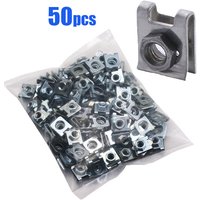 Car Metal Clips U-Type Fastener Screw Bases Auto Bumper Fender Trim Panel Fastener Anti-rust Protection Clip Screw Buckle