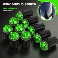10PCS M5 Windshield Bolts Kits Windscreen Screws FOR Kawasaki ZX6R ZX7R ZX10R ZX14R ZZR 400 600 1200 1400 ZX636 Ninja 250 300