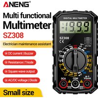 ANENG SZ308 Multimeter 1999 Counting AC/DC Voltage/Current Resistance Measurement Square Wave Output Portable Electrical Meter