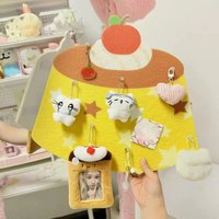 Cute New Pudding Felt Board Dormitory Cartoon Cute Decoration Bar Chirp Board Idol Photo Card Photo Room Wall Decoration Gift