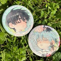 2Pcs/Set Animation Peripheral 58mm Alien Stage Characters Till Ivan Lapel Pins Korean Manhwa Brooch Cartoon Badge Birthday Gift