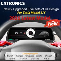 2026 Newest HUD 9.6" For Tesla Model 3 2017-2023& Y 2019-2024 Head Up Display Multiple Languages Carplay Android Auto OTA Update