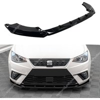 Maxton Style V.2 Front Splitter For Seat Ibiza FR / Standard Mk5 6F 2017-2025 3Pcs Custom Front Diffuser Lip Cover Upgrade Trim