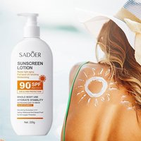 Facial Body Sunscreen Whitening Sun Cream Sunblock Skin Protective Cream SPF90 PA+++ Refreshing Sunscreen Moisturizing Sun Cream