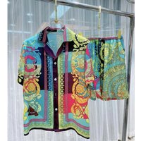 Hawaiian Shirt Set Summer Men Shirt 3d Print Vintage Silver Dragon Pattern Beach Short Sleeve Casual Shirt Oversize Beach Shorts