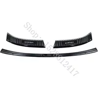 For Nissan Qashqai J12 2023 2024 rear styling Stainless Steel Rear Bumper Protector Sill Trunk Tread Plate Trim car accessories