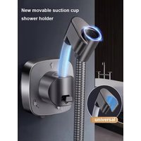 Upgraded Shower Bracket 360° Adjustable Non Punching Bathroom Handheld Shower Stand ABS Adjustable No Drilling Wall Mount Holder