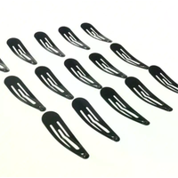 20/40Pcs Black Hair Clips 2Inch Adults Children Hair Accessories Hair Tools Clip Decorative Women Metal Snap Barrettes
