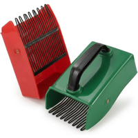 1pc Portable Berry Pickers Metal Comb Rakes Blueberry Picker Rakes Fruit Collecting Scoop Greenhouse Garden Farm Fruit Harvester