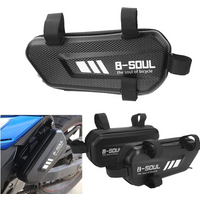 AliExpress Waterproof Hard Shell Motorcycle Side Bag Big Capacity Bike Frame Bag Portable Motorbike Triangle Storage Bag Bicycle Frame Bag
