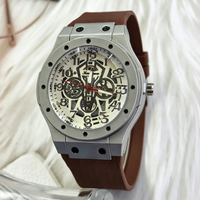 New Fashion Luxury Man Hollow Silicone Watch Men Business Quartz Watches For Gifts Students Sports Wrist Watches Reloj Hombre