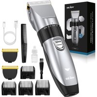 Men's Beard Trimmer Professional Hair Clippers for men Precision Dial USB Recharge Cordless Wet/Dry Hair Timmers Barbershop