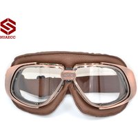 Motorcycle Helmet Goggles Scooter Motorbike Glasses Pilot Eyewear Protector Glasses for Vintage Style
