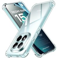 Four-Corners Shockproof TPU Case for Xiaomi Redmi Note 15 14 13 12 Pro+ 5G 13R 12R Pro 12S 4G 14s Transparent Protective Cover