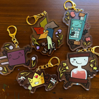 LOVE of the S*N Acrylic Keychain Michael Charger Block Crown Sean Customizable Show Object Key Holder