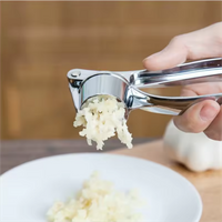 Garlic Masher Manual Garlic Masher Household Garlic Peeler Garlic Squeezing Garlic with Garlic Peeler Garlic Mashing Agent