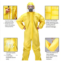 Chemical Protective Suit Coverall Hazardous Chemicals Liquid Proof Sulfuric Acid And Alkali Resistant Work Protection Clothing