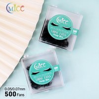 Bulk Lashes Pre Made Fan Short Stem 500 Fans Russian Volume Lashes Premade Fans Volume Lash Individual Eyelash Extension