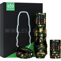 DM EXO Wireless Tattoo Machine 4.0 Stroke 2400mAh Battery Large Capacity Lithium Battery Strong Coreless Motor For Tattoo Artist image 4