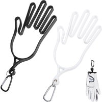 Portable Golf Glove Holder Rack with Key Chain – Gloves Display Stand & Stretcher, Golf Accessories