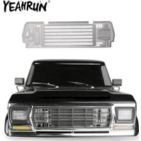 YEAHRUN Metal Steel Radiator Grill Plate for TRX-4 Early BRONCO 1/10 RC Crawler Car Model Upgrade Parts Accessories