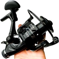 Metal Spool Freshwater and Seawater Fishing Reel High Speed 5.2:1 Front and Rear Drag System 3000 4000 5000 6000 Spinning Reels