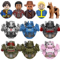 Fallout Mini Action Figures Bricks Educational Diy Toys Gifts for Children Mini Bricks Action Figures