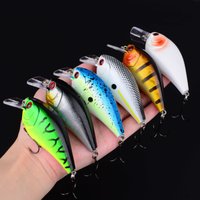 6Pcs Minnow Fishing Lure Wobblers Crankbait Swimbait Treble Hooks Artificial Hard Bait Plastic Fishing Tackle Pesca
