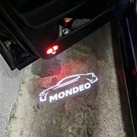 2Pcs LED Car Door Welcome Light Ghost Shadow Lamp Projector Accessories For Mondeo MK4 BA7 2007-2015 2014 S-MAX MK1 Galaxy MA6 2