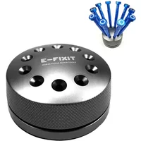 1PC 360° Rotating Screwdriver Holder Multi-function 10 Holes Aluminium Driver Storage Rack Repair Tool Container Screw Organizer