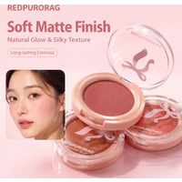 Redpurorag Cream Blush Mashed Potato Texture Soft Smooth Matte Natural Glow Beginner Friendly